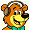 Scotty the Bear badge